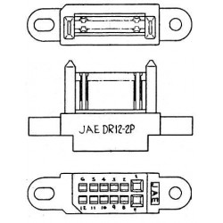 JAE Electronics DR-12-2PC-F0