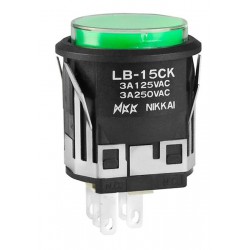 NKK Switches LB15CKW01-12-JF