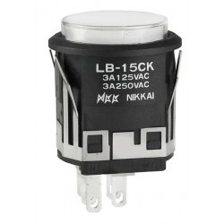 NKK Switches LB15CKW01-5F24-JB