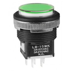 NKK Switches LB15WKW01-5F24-JF