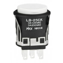 NKK Switches LB25CKW01-12-BJ