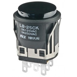 NKK Switches LB25CKW01-A