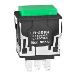 NKK Switches LB25RKW01-12-FJ