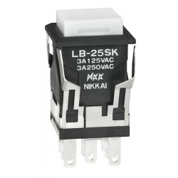 NKK Switches LB25SKW01-B