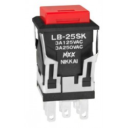 NKK Switches LB25SKW01-1C-C