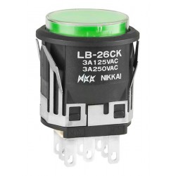 NKK Switches LB26CKW01-5F-JF