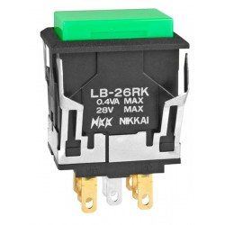 NKK Switches LB26RKG01-12-FJ