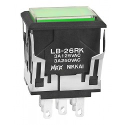 NKK Switches LB26RKW01-5F-JF