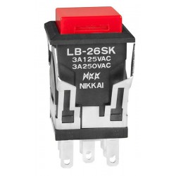 NKK Switches LB26SKW01-12-CJ