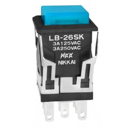 NKK Switches LB26SKW01-12-GJ