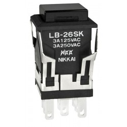 NKK Switches LB26SKW01-A