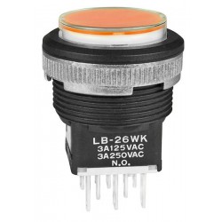 NKK Switches LB26WKW01-5D12-JD